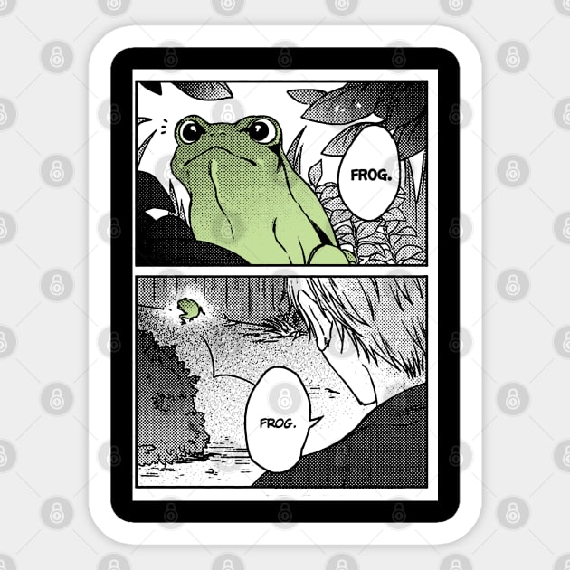 manga frog Sticker by remerasnerds